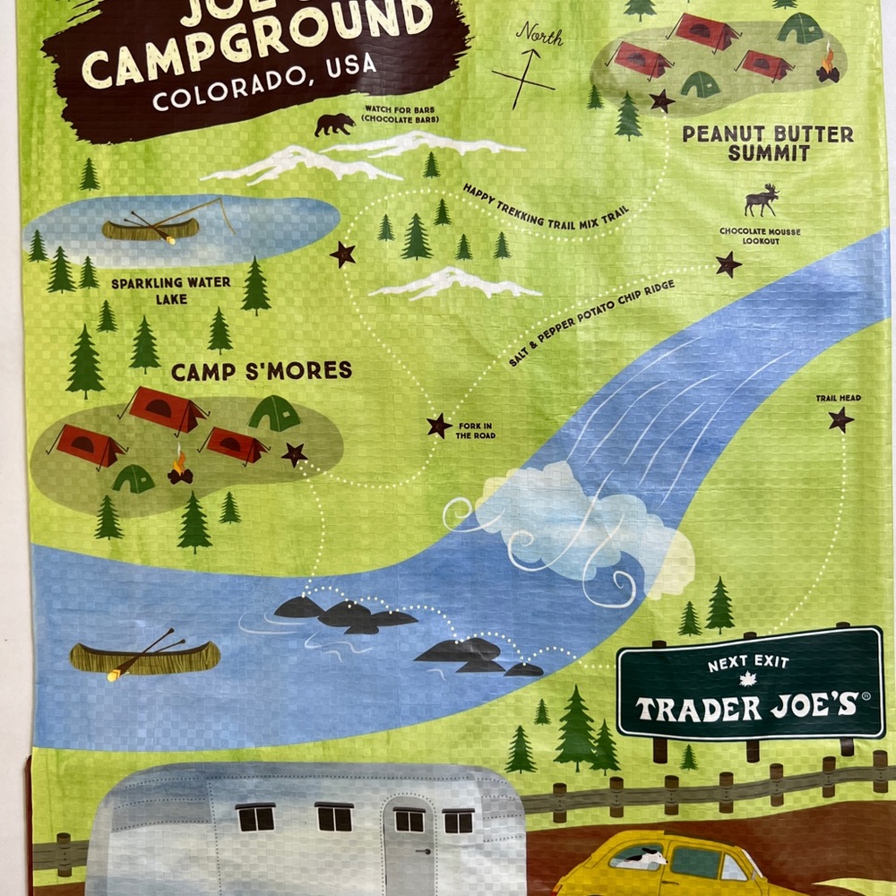 Trader Joe’s Colorado reusable tote bag great for travel